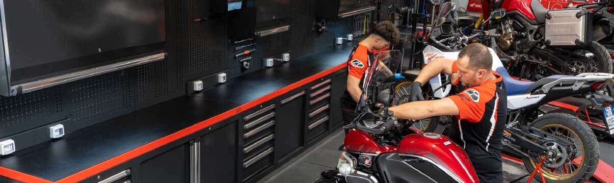 motorcycle workshop equipment