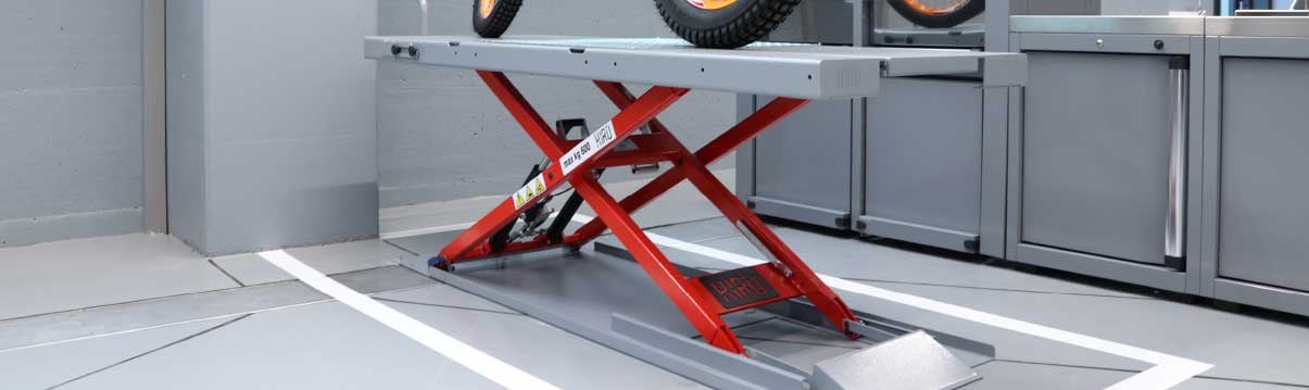 motorcycle lift table