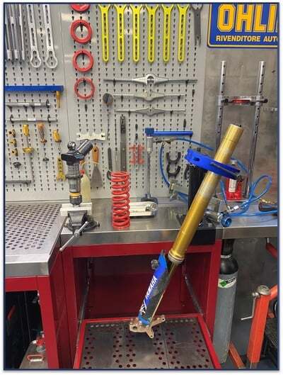 revisione ammortizzatori moto