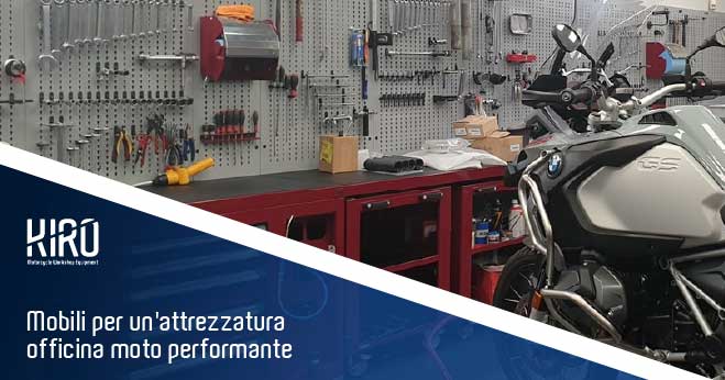 attrezzatura officina moto